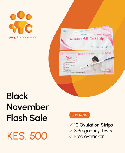 10 Ovulation & 3 Pregnancy Test Strips (Free E-tracker)